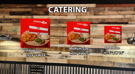Lee's Catering - Red Background