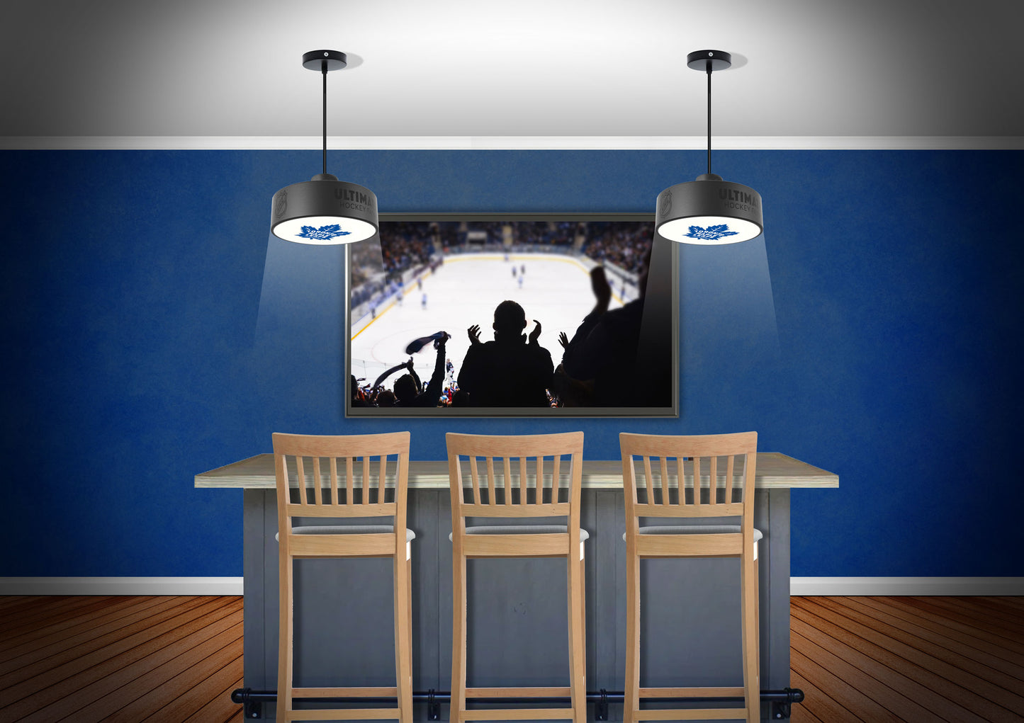 Toronto Maple Leafs® Hockey Pendant Puck Light Fixture