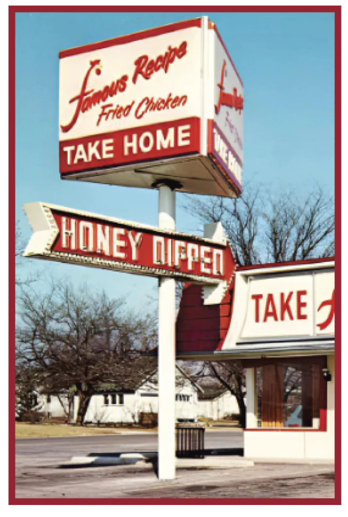 Store Picture Tall Signage Red and White #1 - Canvas Wrap