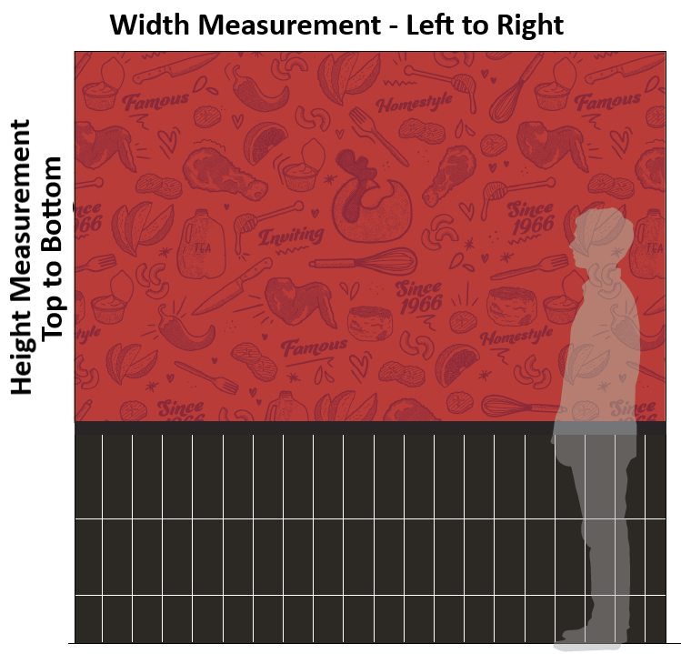 Lee's Restroom Zone Red Vinyl Wallcovering