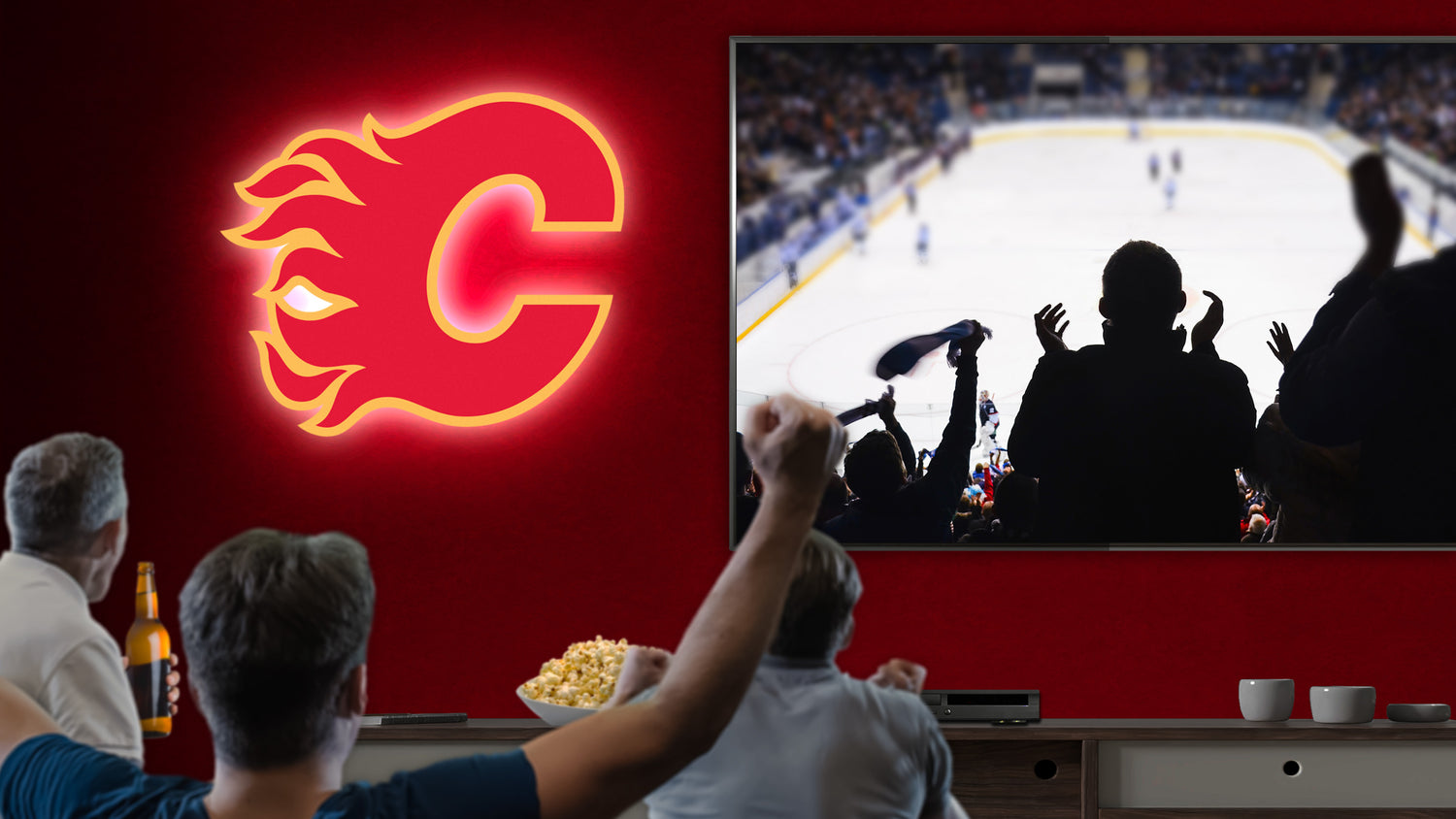Calgary Flames® Logo Wall Art – Ultimate Hockey Fans