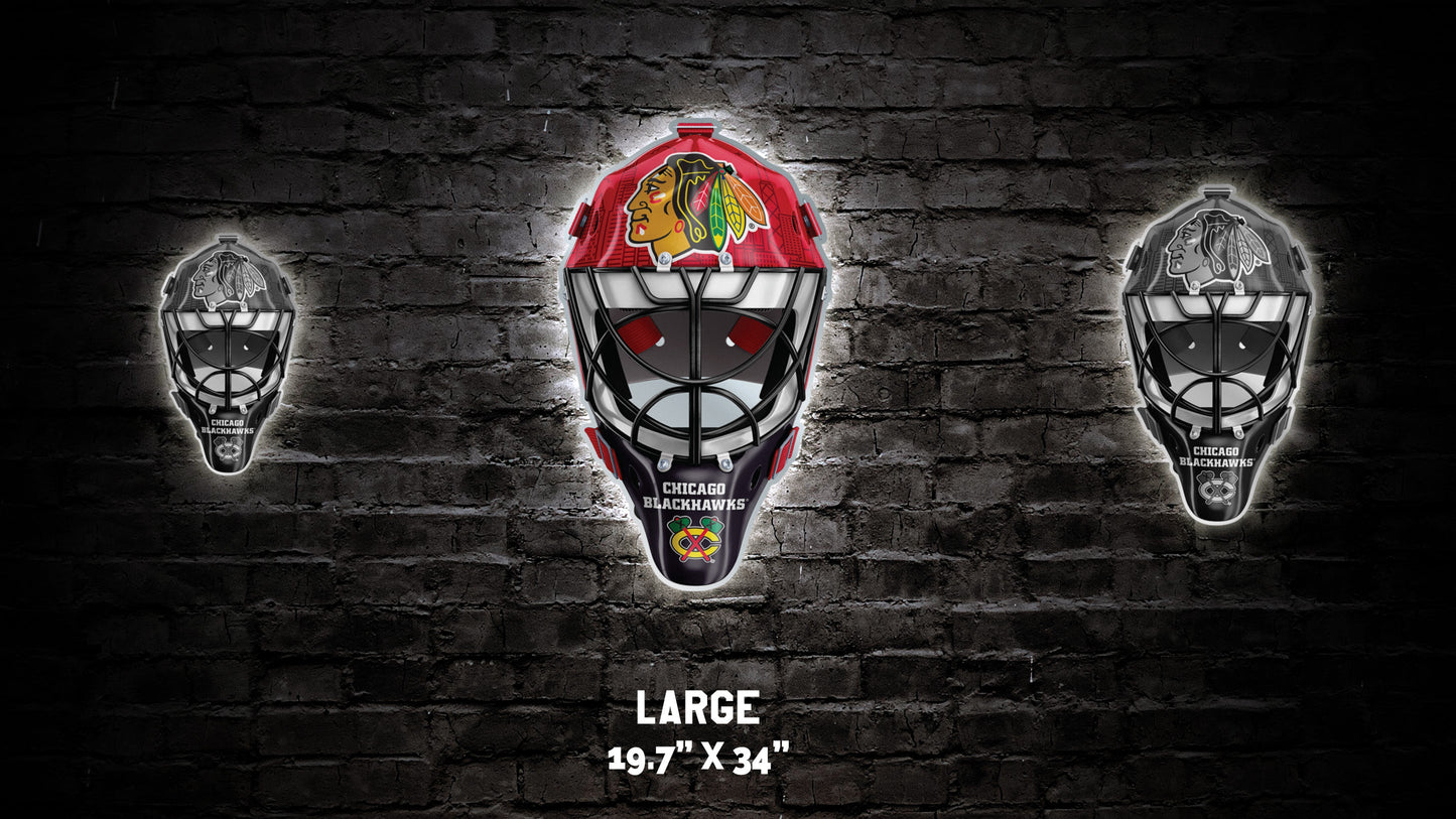 Chicago Blackhawks® Goalie Mask Wall Art