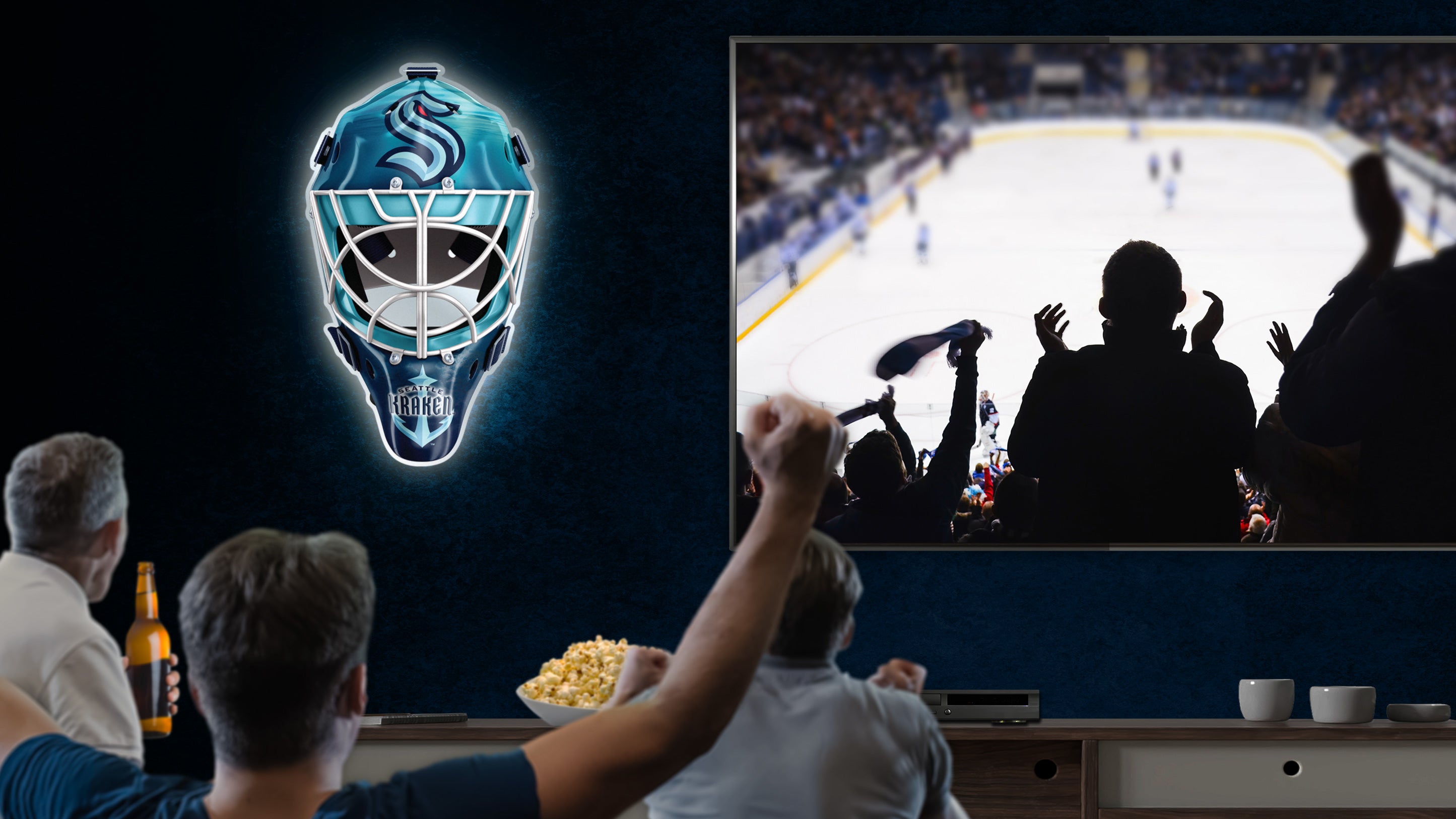 Seattle Kraken™ Goalie Mask Wall Art – Ultimate Hockey Fans